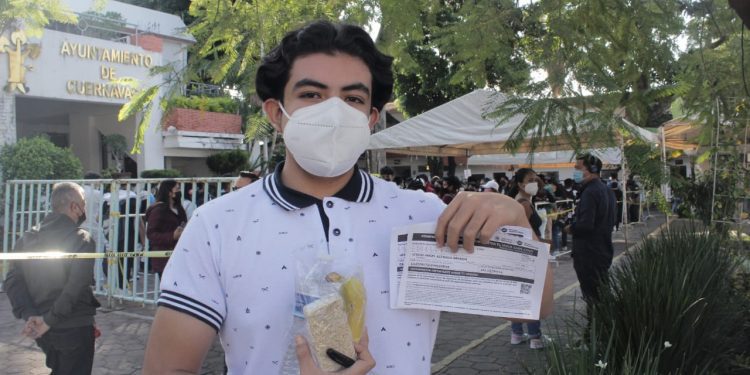 El Ayuntamiento de Cuernavaca fue cede de a más de 4 mil jóvenes quienes recibieron vacuna contra la COVID-19