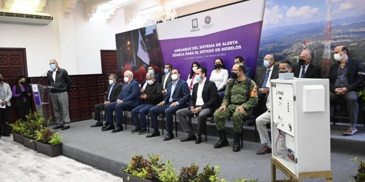 Cuauhtémoc Blanco inaugura SASMOR; Sistema de prevención ante los movimientos telúricos