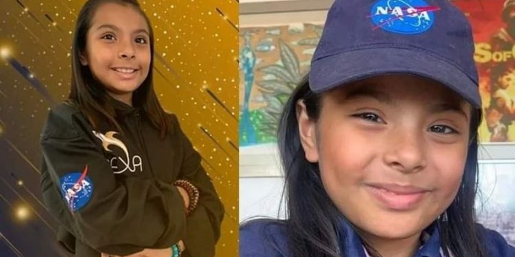 Adhara Maite Pérez es una niña mexicana prodigio que sueña con ser astronauta