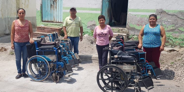 Reafirma la diputada Verónica Anrubio, compromiso con la gente co discapacidad mediante el programa “Enchúlame la silla”