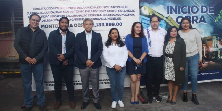 Comunidad estudiantil y docentes serán beneficiados con techumbre en la escuela “Estanislao Rojas Zúñiga” de Acapantzingo