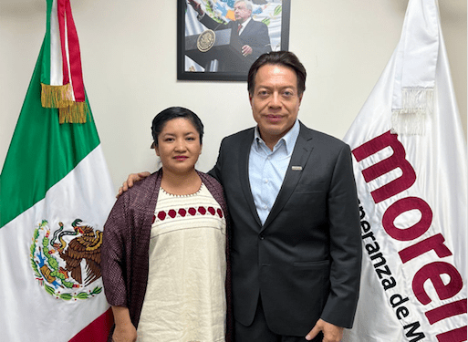 Se reune Macrina Vallejo con el dirigente nacional de Morena para buscar unidad en el Congreso de Morelos