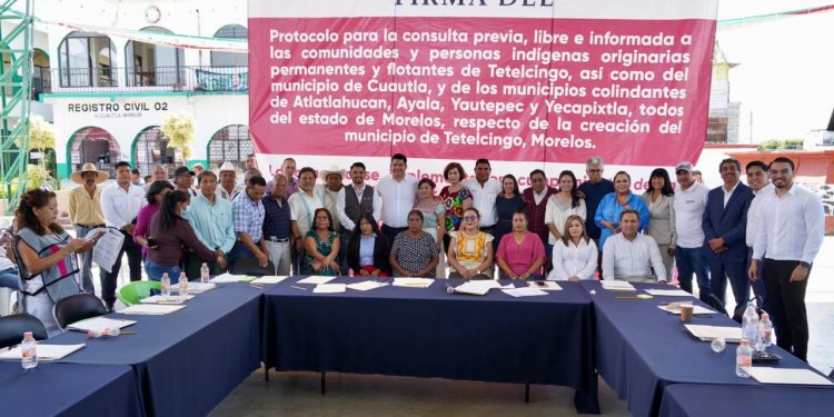 Suscriben Congreso e Impepac protocolo para consulta sobre municipalización de Tetelcingo