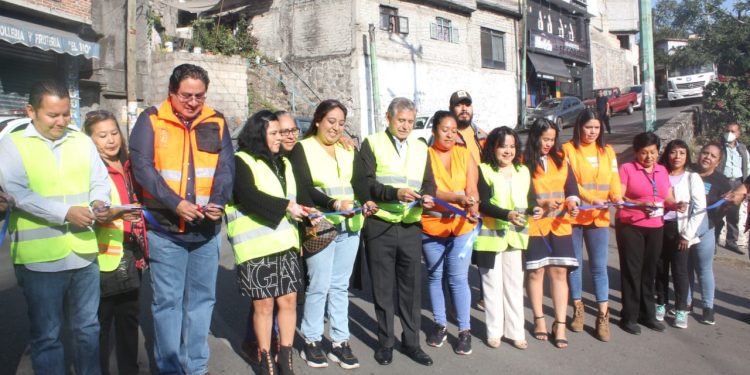 Inaugura el ayuntamiento de Cuernavaca obras en la colonia Lagunilla