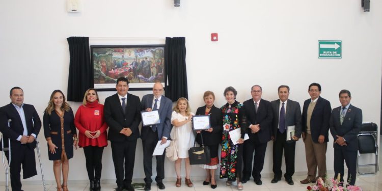 Se realiza en el Congreso en el Congreso ceremonia de donación y develación de la obra pictórica “El pacto de Xochimilco”