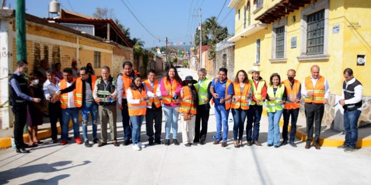 Chamilpa se suma a los poblados beneficiarios con nuevas vialidades de Cuernavaca