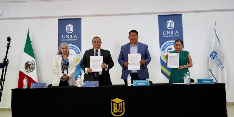 Firma convenio de colaboración Congreso de Morelos con la Universidad Latina