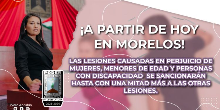 Aumentan hasta 15 años de prisión para quien lesione mujeres, niños o personas con discapacidad en Morelos
