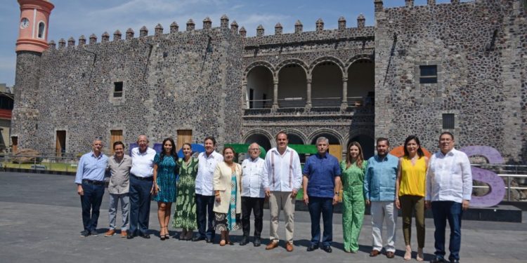Atestigua José Luis Urióstegui reapertura del restaurado Museo Regional de los Pueblos de Morelos, Palacio de Cortés
