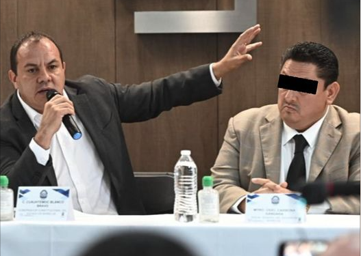 Niega Cuauhtémoc Blanco persecución política contra el fiscal de Morelos Uriel Carmona