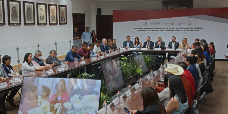 Respalda Urióstegui Reforma Integral de la Normatividad de la Comisión de Atención y Reparación a Víctimas del Estado de Morelos