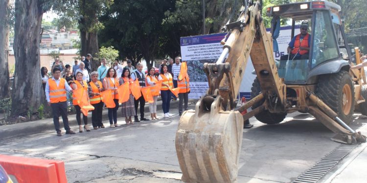 Inaugura Urióstegui inicio obras para evitar inundaciones en Patios de la Estación y Leandro Valle