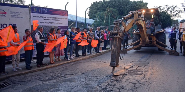 Ayuntamiento de Cuernavaca da banderazo de arranque a las obras en Av. Universidad