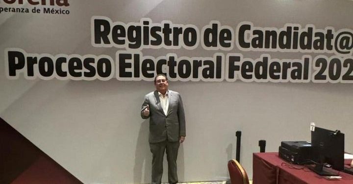 Refrenda Víctor Mercado candidatura al senado en Morena nacional