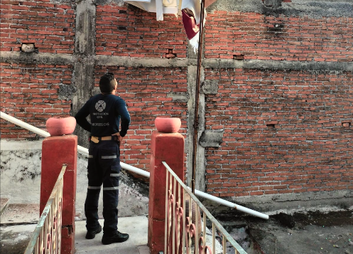 La coordinación de Protección Civil de Cuernavaca refuerza operativos para revisar condiciones de espectaculares