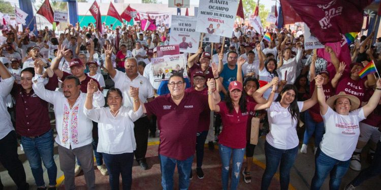 Respaldan pobladores de Temixco a Víctor Mercado para dar continuidad a la Cuarta Transformación en Morelos