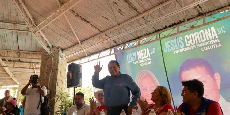 Líderes del PRI refrendan su apoyo a Jesús Corona al afirmar que es la mejor opción para frenar la inseguridad en Cuautla