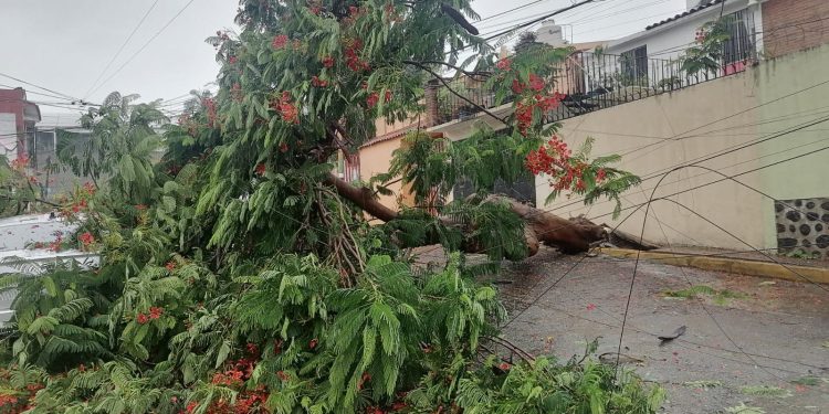 Atienden Bomberos de Cuernavaca afectaciones registradas por lluvias en diferentes puntos de la ciudad