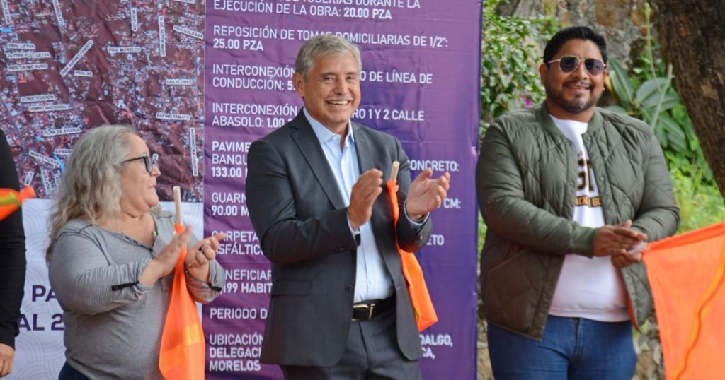 Inicia Ayuntamiento de Cuernavaca la tercera etapa de la rehabilitación de la red de agua potable en calle Francisco Leyva