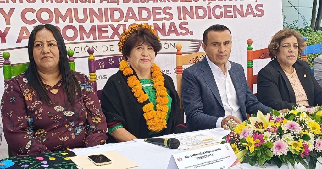 Instala diputada Guillermina Maya Comisión de Fortalecimiento Municipal, Desarrollo Regional, Pueblos y Comunidades Indígenas y Afromexicanas