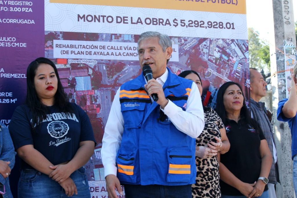 Entrega Ayuntamiento de Cuernavaca nueva obra que dignifica vialidades de la colonia Patios de la Estación