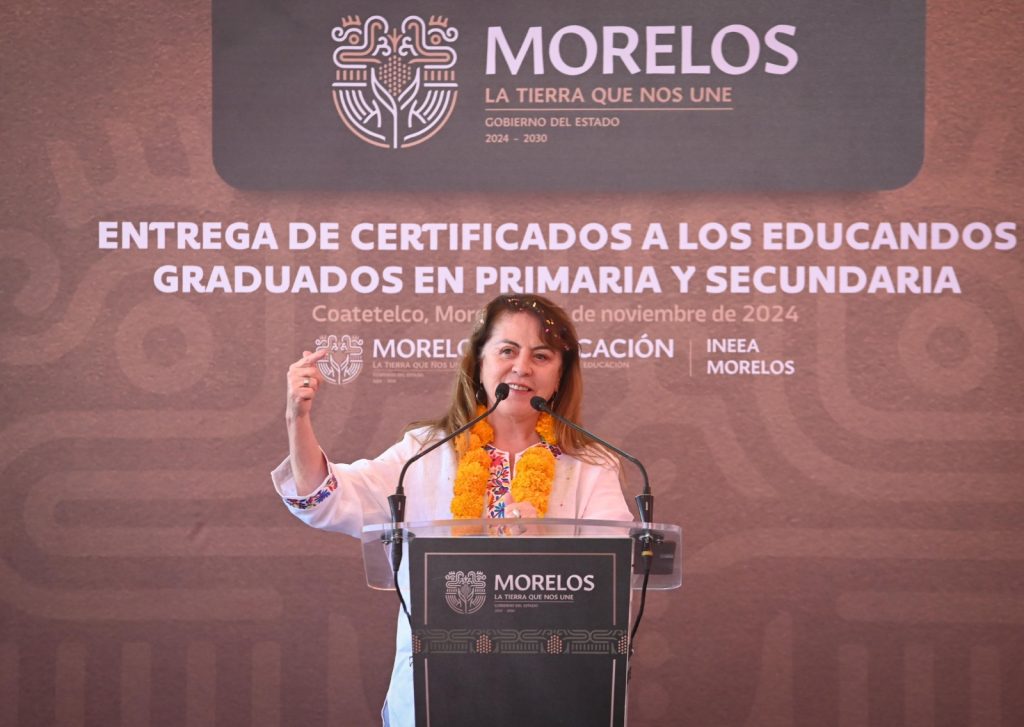 Respalda gobierno de Margarita González Saravia acciones para abatir el rezago educativo en Morelos