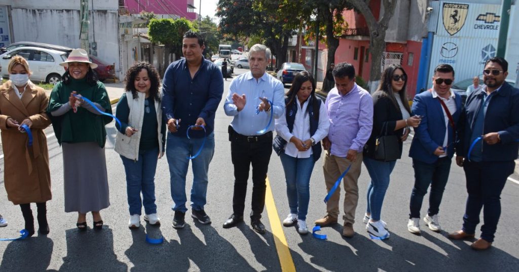 Entrega alcalde de Cuernavaca la segunda etapa de la rehabilitación integral de la Avenida Domingo Diez en el Empleado