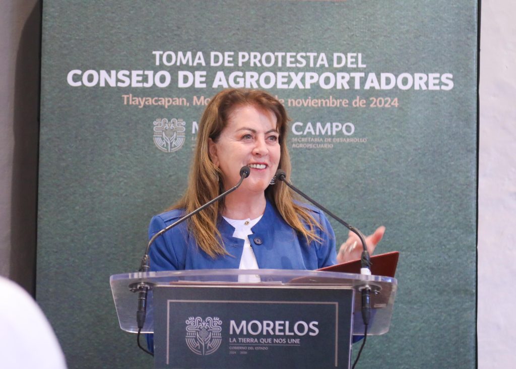 Genera Margarita González Saravia condiciones para fortalecer el campo y que los productos morelenses sean reconocidos a nivel mundial