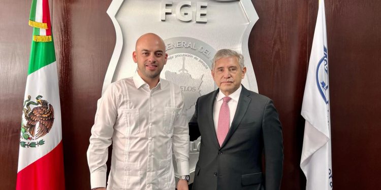 Ayuntamiento de Cuernavaca y Fiscalía General del Estado, acuerdan trabajo coordinado por la seguridad y bienestar de la ciudadanía