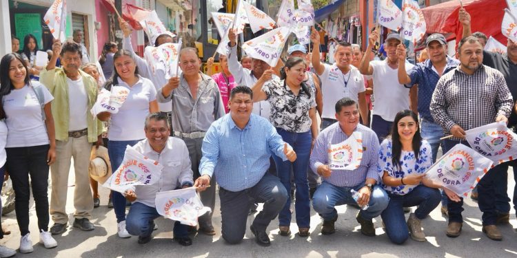 Encabeza el Dip. Paco Sánchez arranque de obra en Yecapixtla con recursos autorizados por el Congreso del Estado