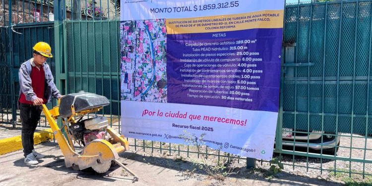 Cuernavaca ejecutará 85 obras en 2025 para modernizar infraestructura vial e hidráulica