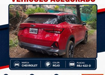 Recuperan camioneta robada con apoyo del C4 en Cuernavaca
