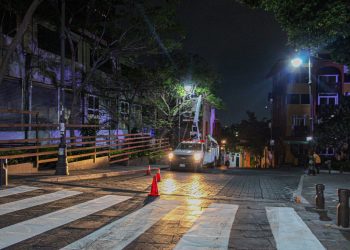 Iluminando Cuernavaca fortalece seguridad en el Centro