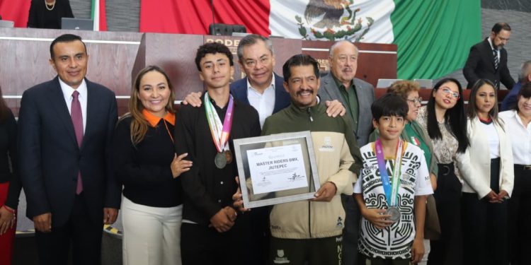 BMX de Jiutepec recibe reconocimiento en el Congreso