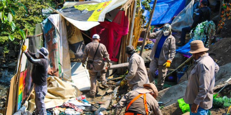 Barranca Seca recuperada tras retiro de 15 toneladas de residuos
