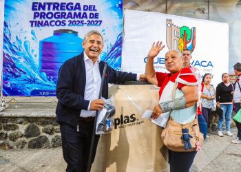 Tinacos gratuitos mejoran el almacenamiento de agua en Cuernavaca