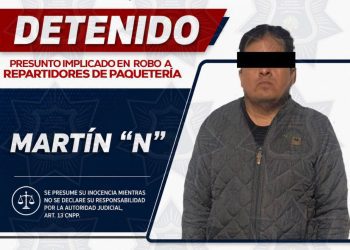 SEPRAC detiene a presunto implicado en robos a repartidores