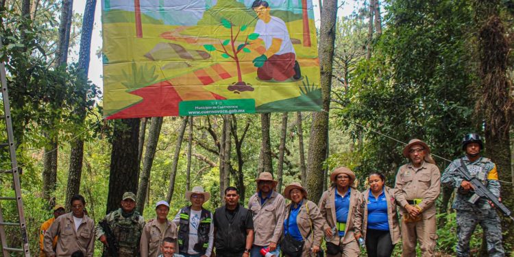Reforestación en Cuernavaca inicia con mil 700 árboles