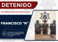SEPRAC detiene a hombre con 174 dosis de presunto cristal