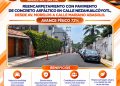 Obras en Cuernavaca: avanzan Nezahualcóyotl y Domingo Diez